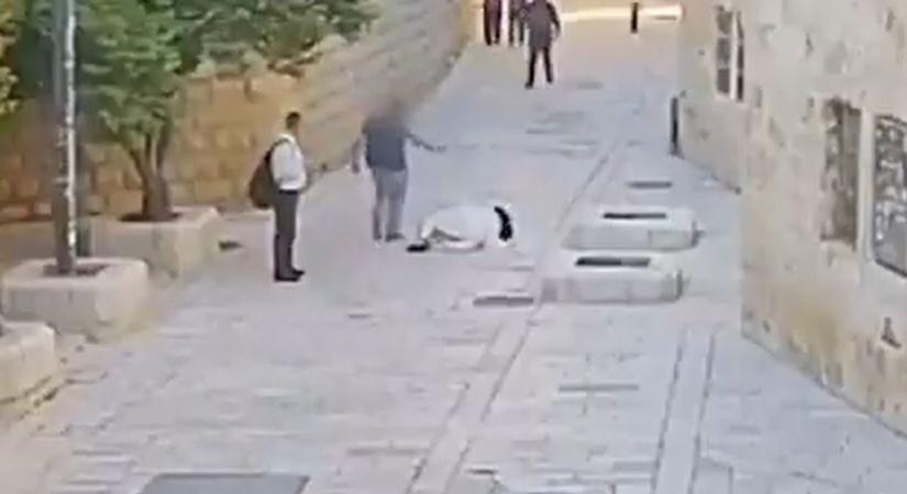 Megrázó felvétel: brutális támadás ért egy apácát Izraelben (VIDEÓ)