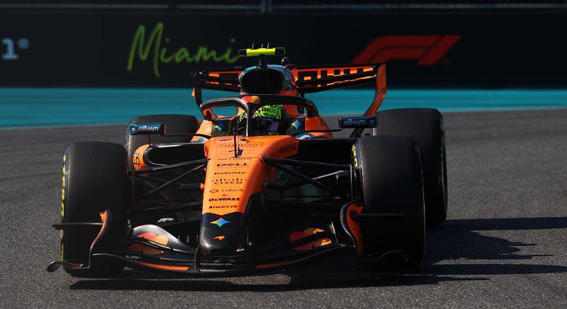 Feltámadt a McLaren: Lando Norris legyőzte a Mercedes ifjú titánját a sprintidőmérőn Miamiban