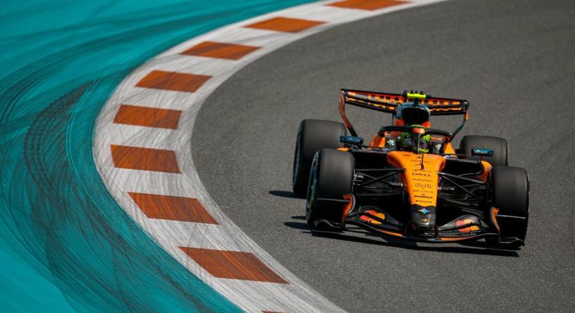 Norris letarolta Miamit, a McLaren megtörte a Mercedes fölényét a sprintkvalifikáción
