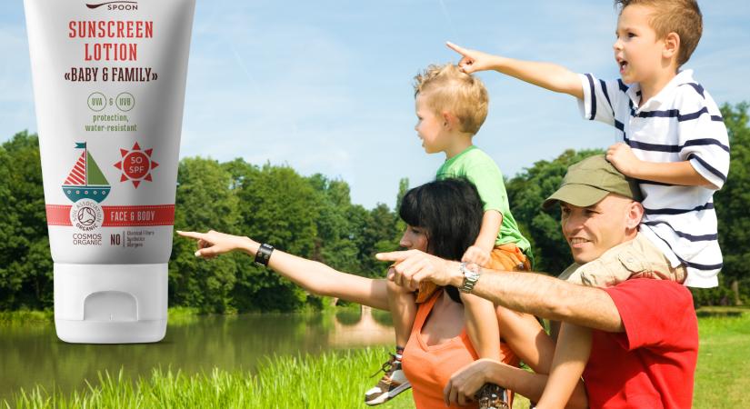 Természetes védelem és ápolás egy lépésben – SPF50 naptej