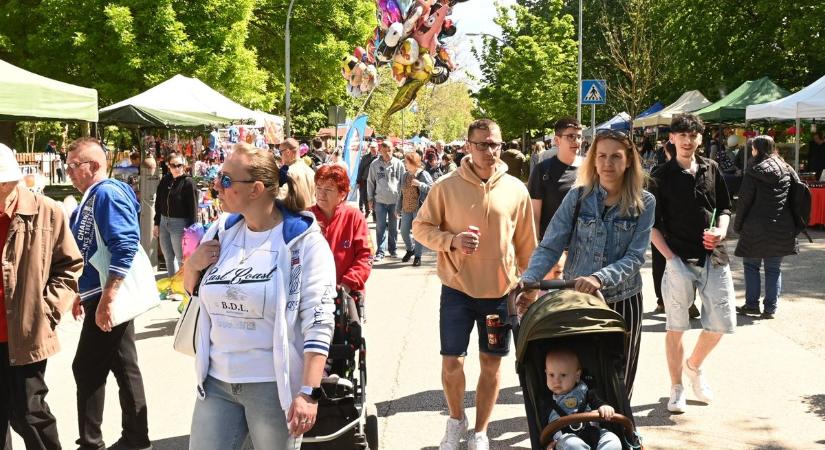 Tömegeket vonzottak a szolnoki majális