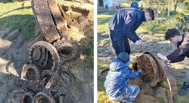 Második világháborús harckocsit találtak egy lengyel faluban
