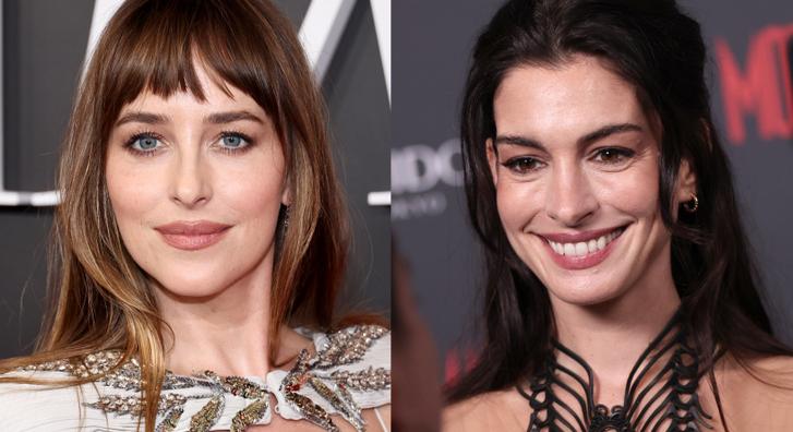 Dakota Johnson és Anne Hathaway csókja pörög most az interneten