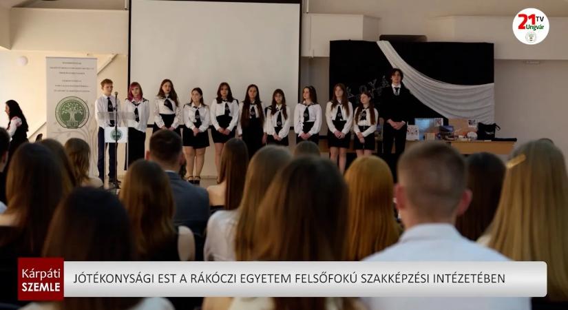 Jótékonysági est a Rákóczi Egyetem Felsőfokú Szakképzési Intézetében (videó)