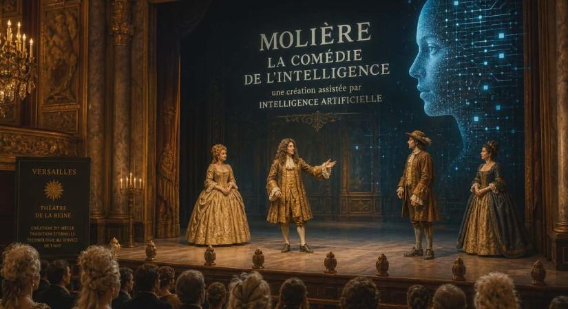 Mesterséges intelligenciával készült „Moliere-darabot” mutatnak be a versailles-i kastély színházában