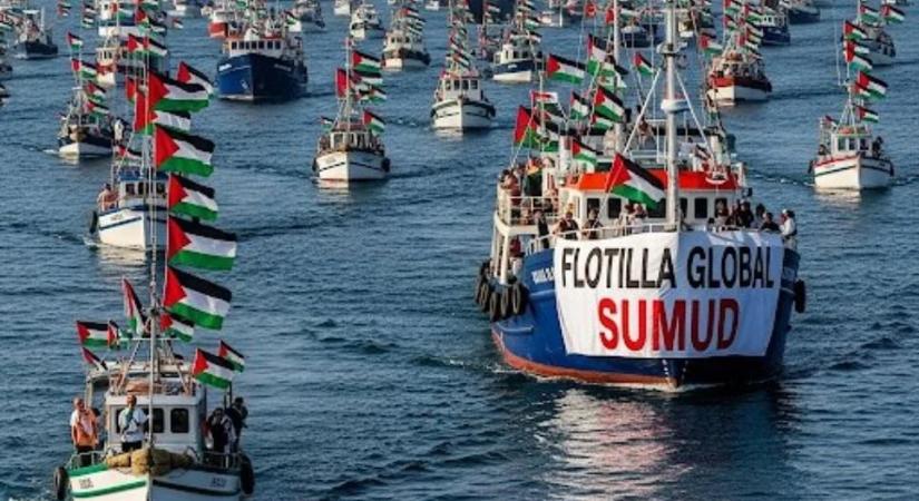 Spanyolország megint tiltakozik: tíz másik országgal közösen elítélte a Global Sumud Flottilla elleni „támadást”