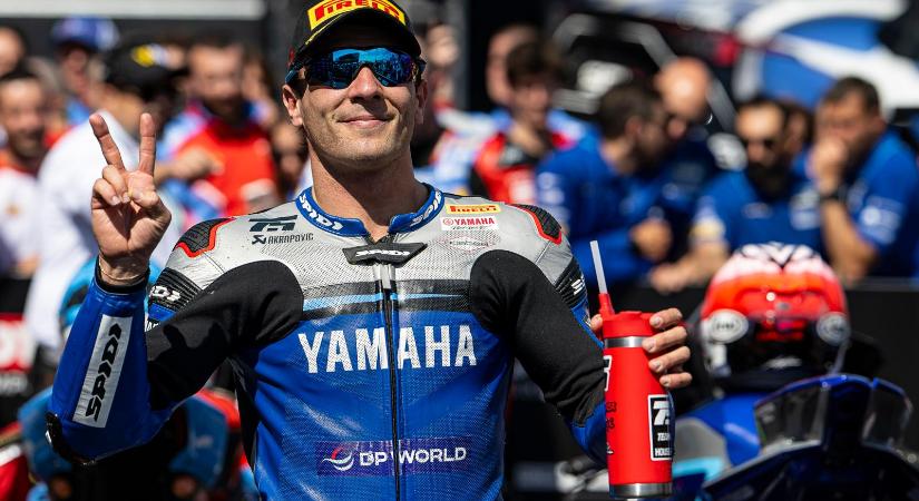 Balaton Park WorldSBK szombat: Yamaha-dominancia, dráma és kemény csaták