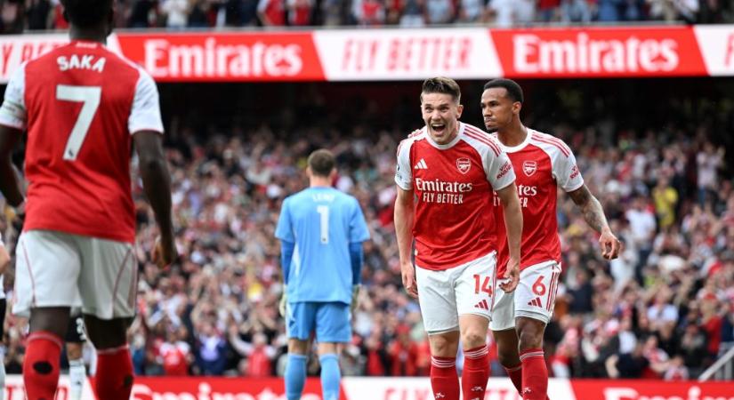 Unalmas Arsenal? Már az első félidőben elgázolta ellenfelét Arteta csapata