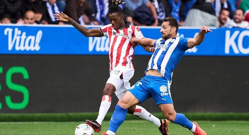 Kétszer is vezetett, mégis kikapott két góllal az Athletic Bilbaótól az Alavés
