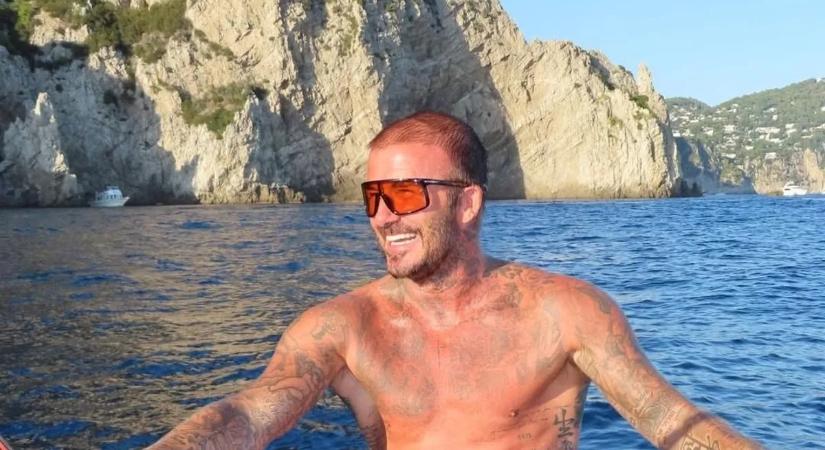 Tűzpiros fecskében ünnepelte 51. születésnapját David Beckham