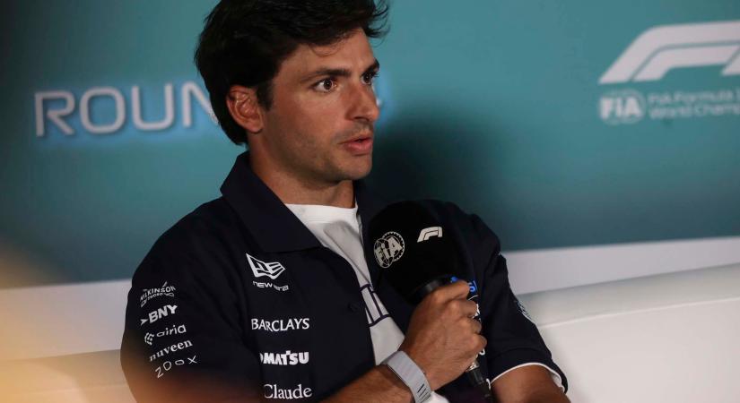 Sainz: Fejlődik a Williams, de még nem vagyok teljesen elégedett