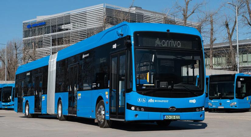 Folyamatosan érkeznek a BYD buszok Budapestre