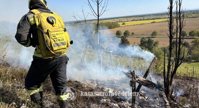 Lángok csaptak fel több zalai településen