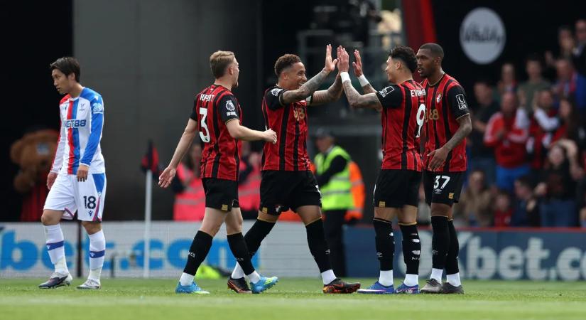 Tóth Alex nélkül is simán nyert a Bournemouth a Crystal Palace ellen