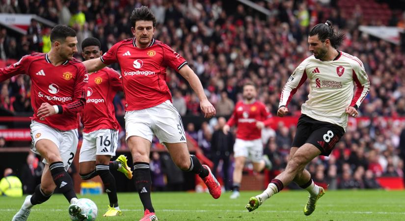 Szoboszlai vezetésével egyenlített a Liverpool az Old Traffordon – VIDEÓ