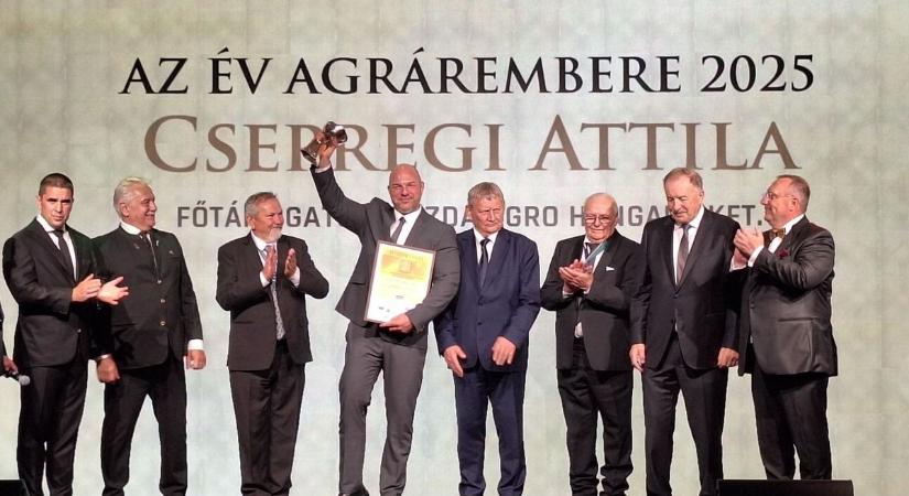 Országos siker a megyében: Csepregi Attila az Év Agrárembere