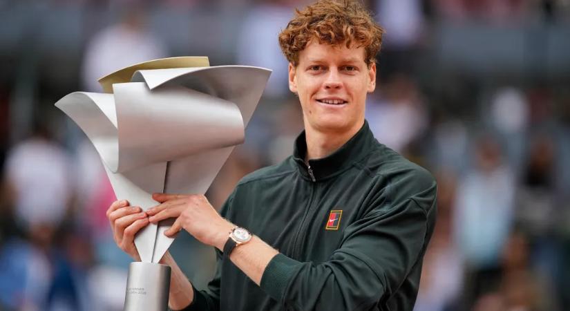 Rekordot döntött Jannik Sinner, sorozatban az ötödik Masters 1000-es tornáját nyerte meg