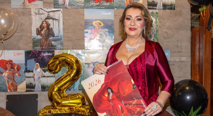 Fekete démonként hódít: Kiszel Tünde meghúzta a váratlant a májusi naptárfotón