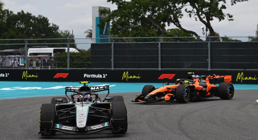 Az utolsó körben dőlt el a dobogó sorsa a miami F1-futamon
