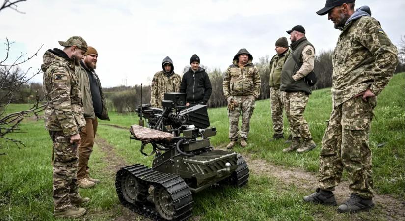 Emberek helyett robotokat küldenek a frontvonalra az ukránok