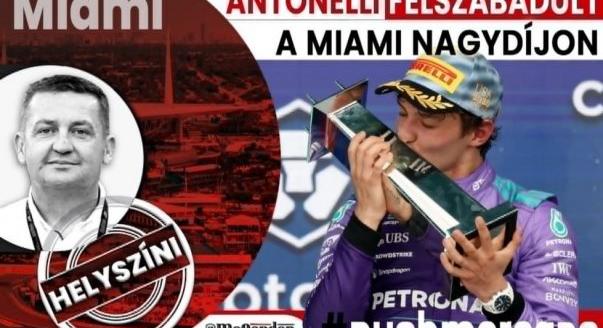 Helyszíni: Antonelli felszabadult a Miami Nagydíjon