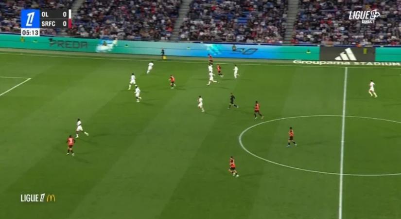 Kapásból akkora gólt rúgott a Rennes szélsője, hogy alig hisszük el