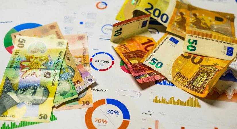 Újabb történelmi mélyponton a lej az euróhoz képest
