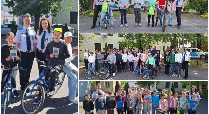 Két keréken bizonyítottak a győri diákok