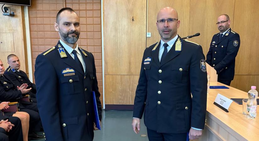 Kinevezték a Tiszai Vízirendészeti Rendőrkapitányság vezetőjét