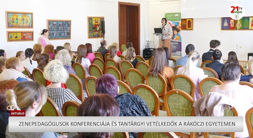Aktuális (2026.05.04) Zenepedagógusok konferenciája és tantárgyi vetélkedők a Rákóczi egyetemen (videó)