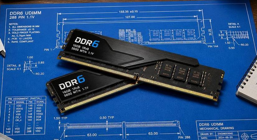 Elkezdődött a DDR6 memóriák gyártásának tervezése - még drágábbak lesznek, mint a DDR5-ös RAM-ok