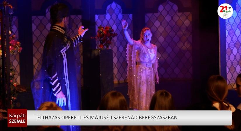 Teltházas operett és májuséji szerenád Beregszászban (videó)
