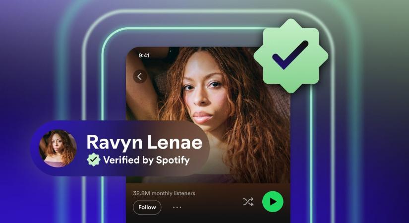 Hitelesíteni kezdi az előadókat a Spotify, erre az MI miatt van szükség