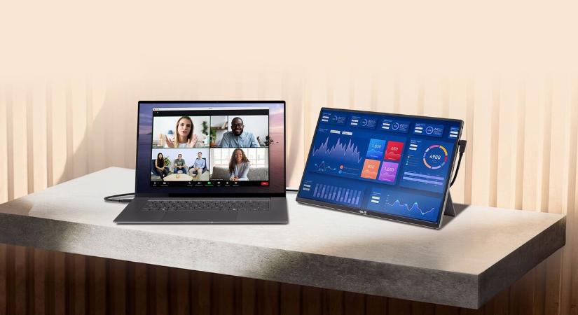 Hordozható OLED monitor az ASUS ZenScreen termékcsaládjából