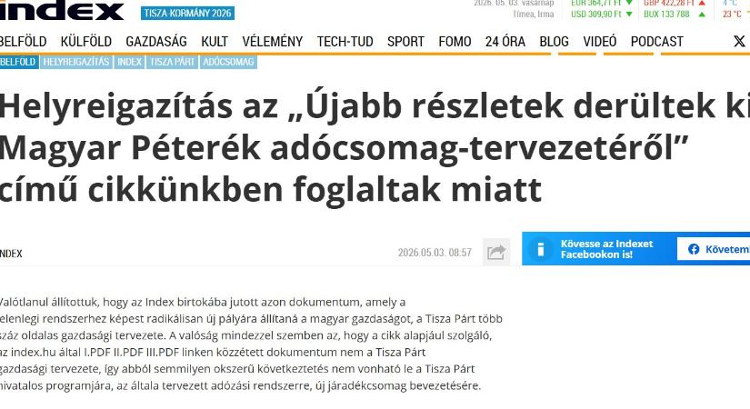 Az Index visszafizeti - Dési János jegyzete