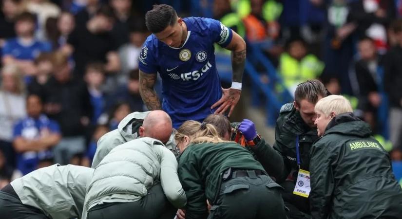 Kórházba került a Chelsea fiatal játékosa az elképesztő ütközés után – videó