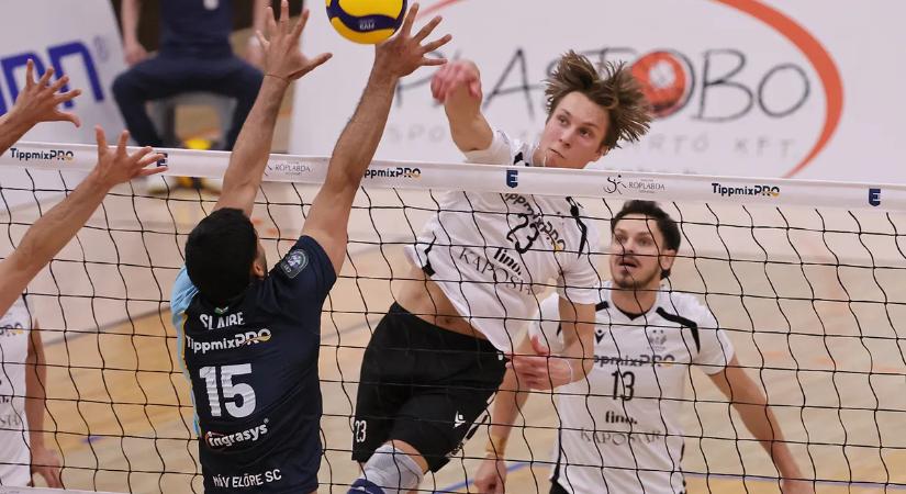 Kaposváron nyert a MÁV Előre a férfi röplabda Extraliga döntőjében