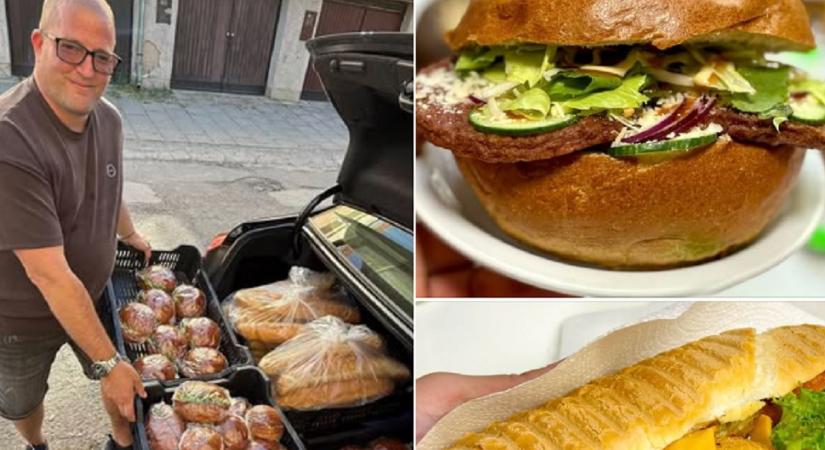 Hamburgerrel és bagettel lepték meg egy debreceni átmeneti otthon lakóit
