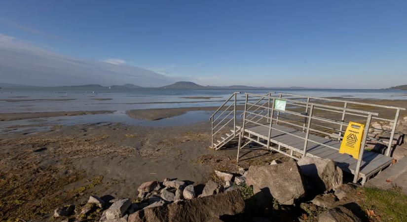Aggasztóan alacsony a Balaton vízállása tavalyhoz képest