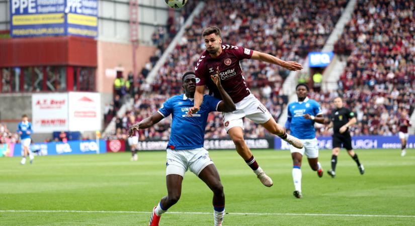 Premiership: hátrányból fordítva nyert, újabb lépést tett a bajnoki cím felé a Hearts – videóval