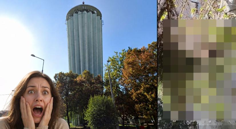 Olyasmit kamerázott a víztoronynál, ami valósággal sokkolta az embereket! (videóval)