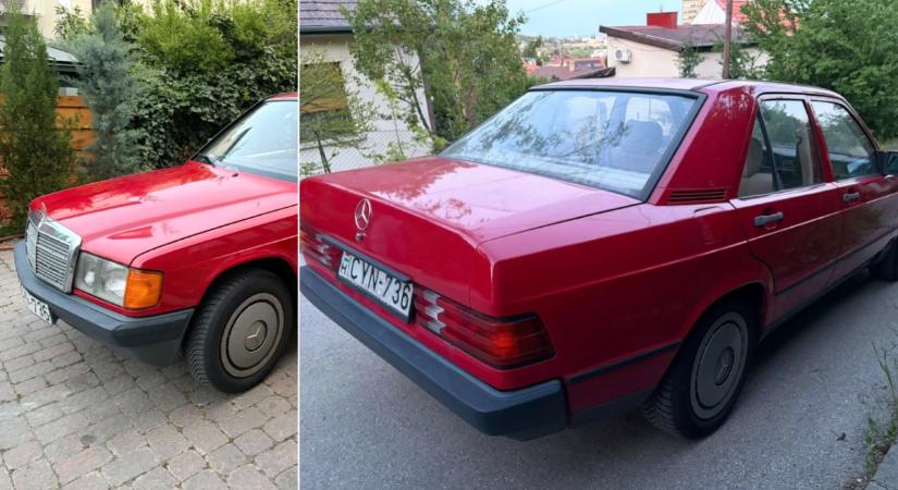 Milyen titkokat őrizhet ez a kopott piros Merci? – különleges autó bukkant fel egy szentendrei műhelyben
