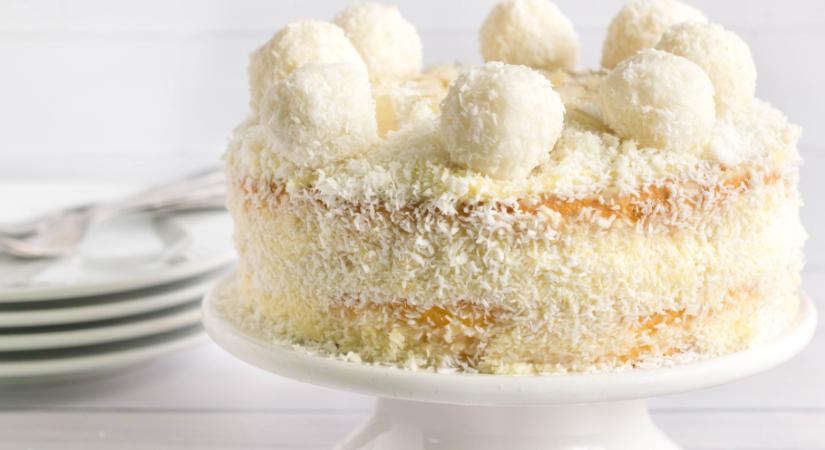 Ez a kókuszkrém torta igazi álomdesszert, egyszerű és nagyon finom