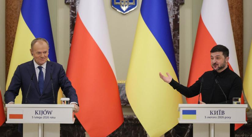 Tusk: Kijev szeretné, hogy Lengyelország segítsen a magyar–ukrán kapcsolatok javításában