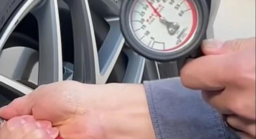 Így csekkoljuk a guminyomást! Rengetegen rosszul tudják