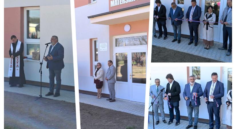 Ünnepélyesen átadták az új óvodát Gesztetén