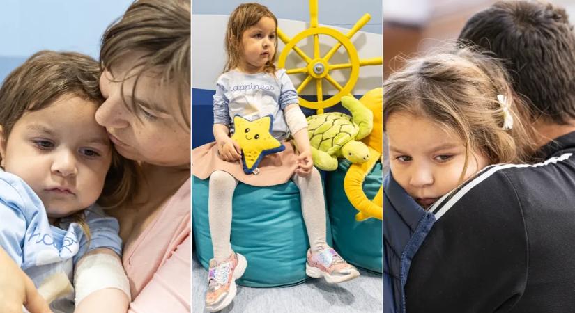 „Csak az ő lelete legyen jó, semmi mást nem kérek!” – MR-vizsgálaton jártunk az agydaganatos Mirával és szüleivel
