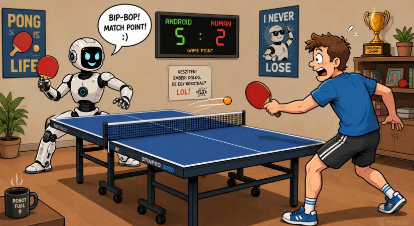 [VIDEÓ] Nézd meg azt az asztaliteniszező robotot, amely képes legyőzni néhányat a világ legjobb játékosai közül!