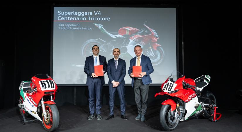 100 éves a Ducati: jubileumi modell, emlékbélyeg és világméretű ünnepség