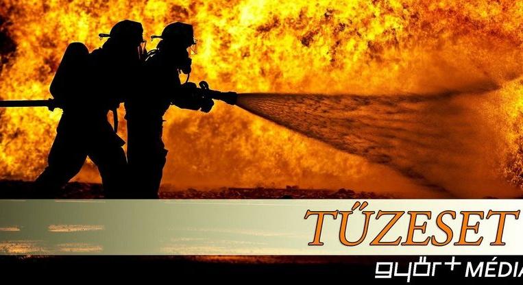 Lomok égtek Győrújbaráton